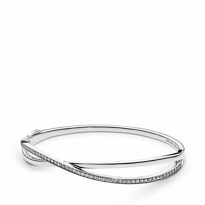 Pandora Australia Entwined Bangle Bracelet - Sterling Silver | BYGTFW742